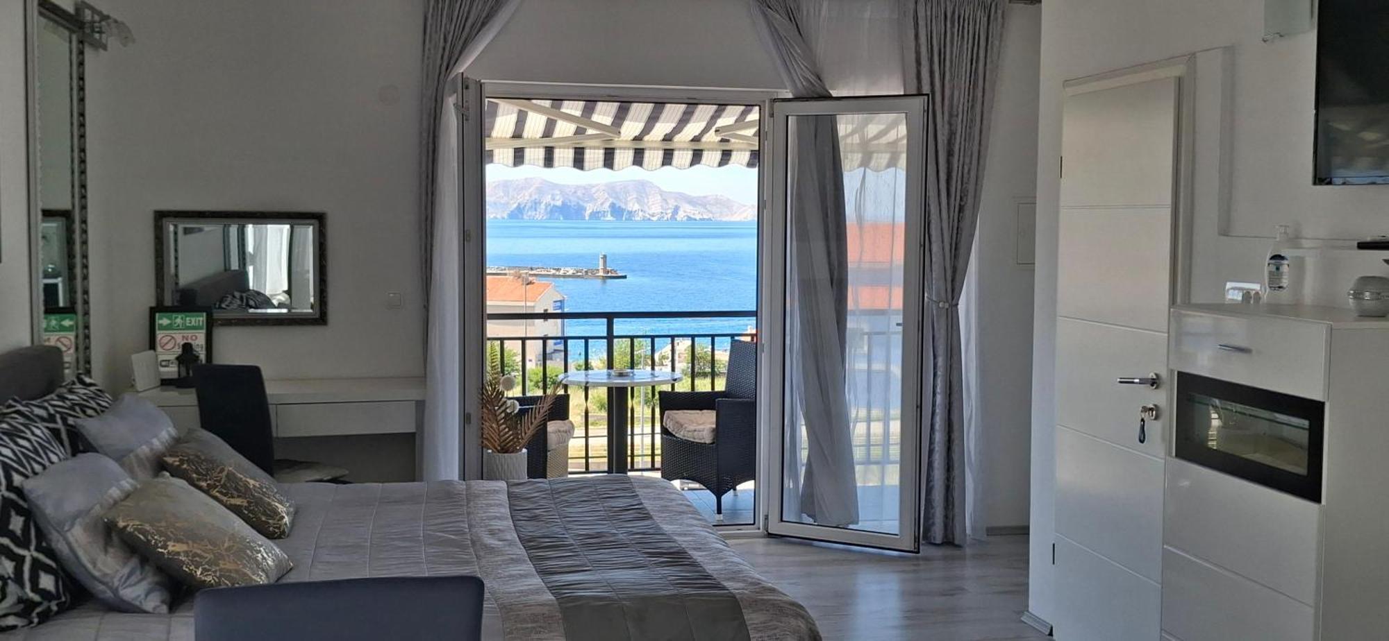 Beautyful Sea View 6 Luxury Studio Danijela Senj  Ngoại thất bức ảnh